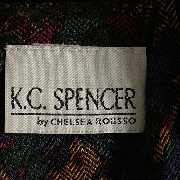 VTG 80s K.C.Spencer by Chelsea Rousso Dress - Picture 11 of 11